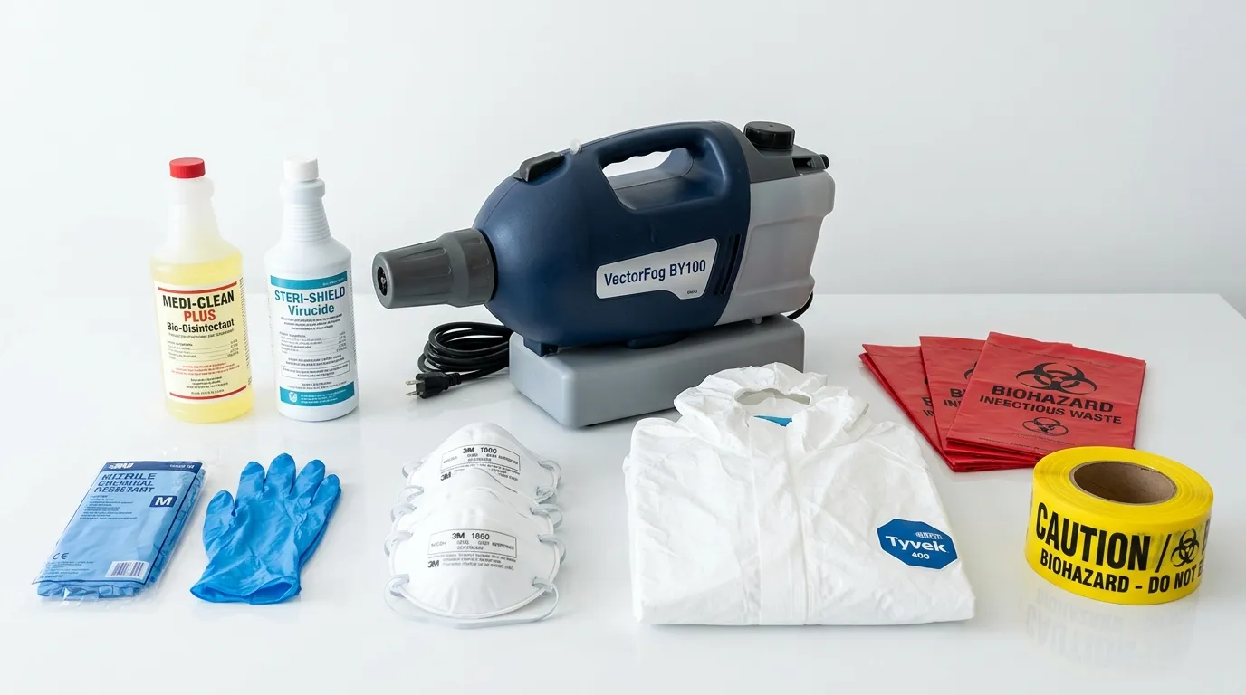 Professional biohazard remediation crew working in Shorewood